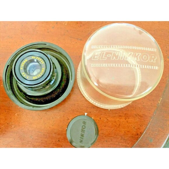 Nikon EL Nikkor 50mm f4 Enlarger Lens From Japan  w/ Bubble Case 1960’s Darkroom - Picture 1 of 6